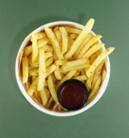 fries( سیب زمینی سرخ شده ساده)